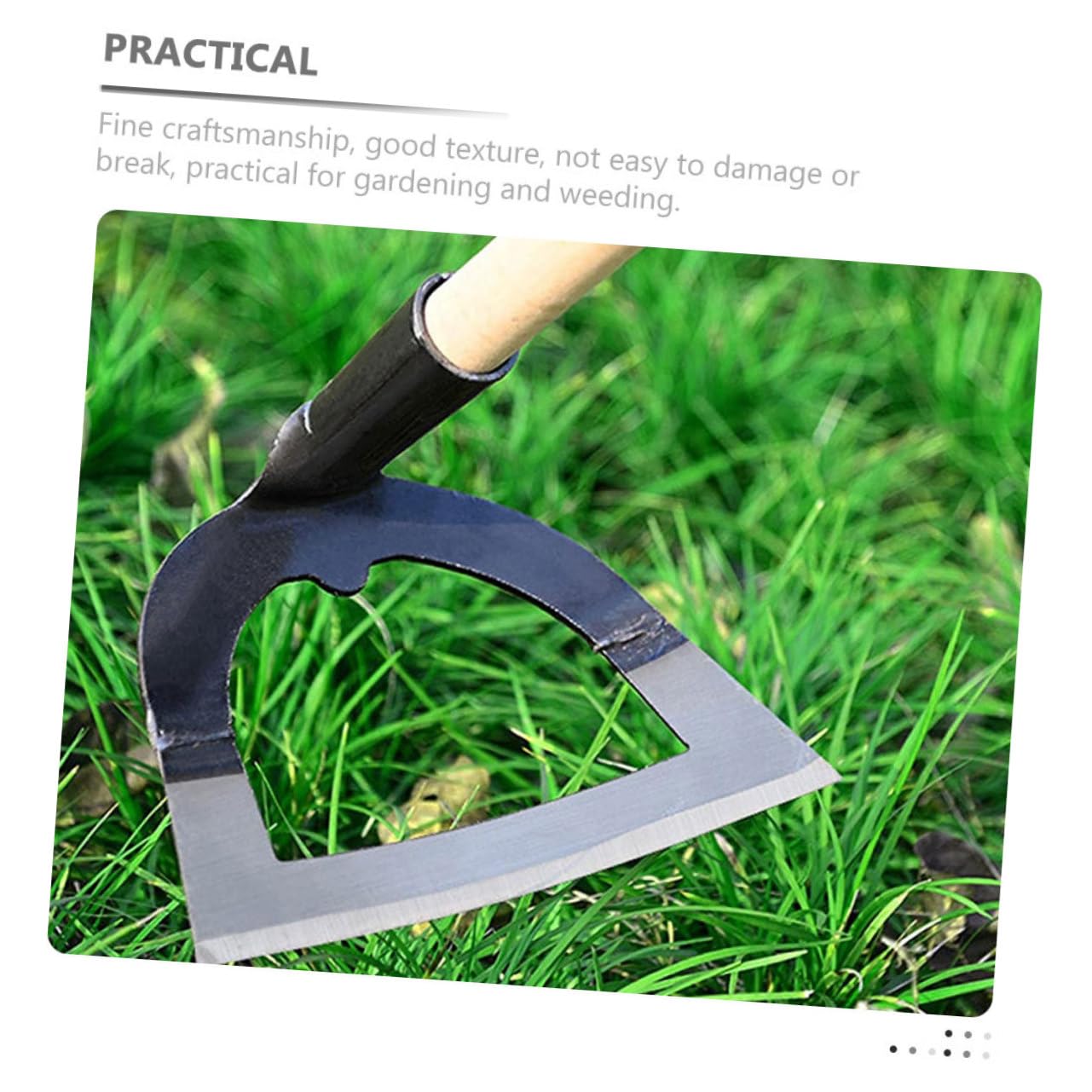 STOBOK Gartenhacke Aus Rostfreiem Material Unkrauthacke Mit Hohl Design Gartengerät Für Kultivierung Und Handhacke Für Leichte Gartenarbeit