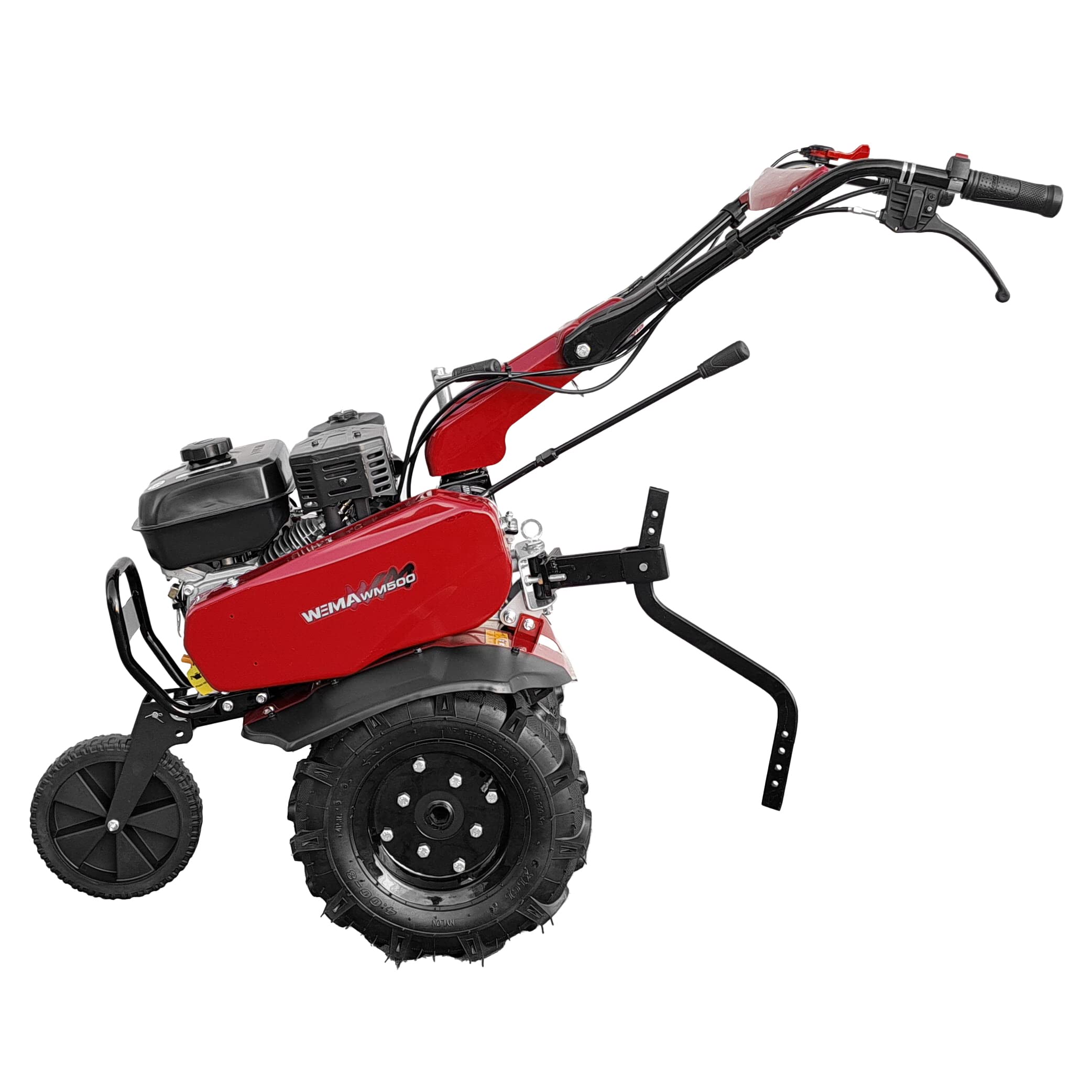 Weima WM500 Deluxe con arado G-2 7 CV 212 CCM ancho de fresado 100 cm marchas 2 avances 1 marcha atrás de gasolina motoazada cultivador jardín jardinería 2 años de garantía