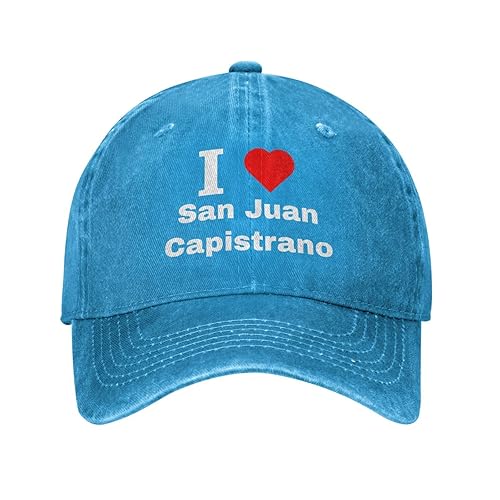 I Love San Juan Capistrano Baseball Cap for Men Women