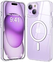 Vista 25 de Funda compatible con iPhone 14/13 [compatible con Magsafe y protección de grado militar] Funda delgada magnética translúcida mate para iPhone 13/14