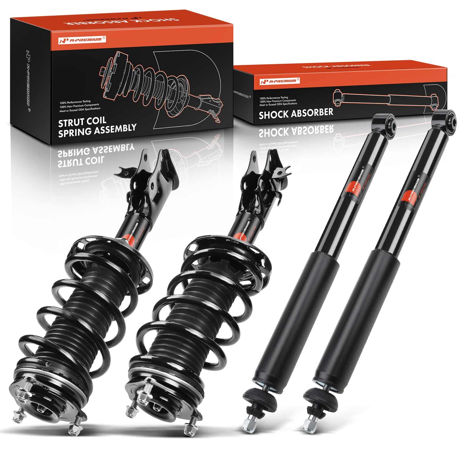 Photo 1 of (SEE NOTES) A-Premium Set (4) Front and Rear Complete Shock Absorber