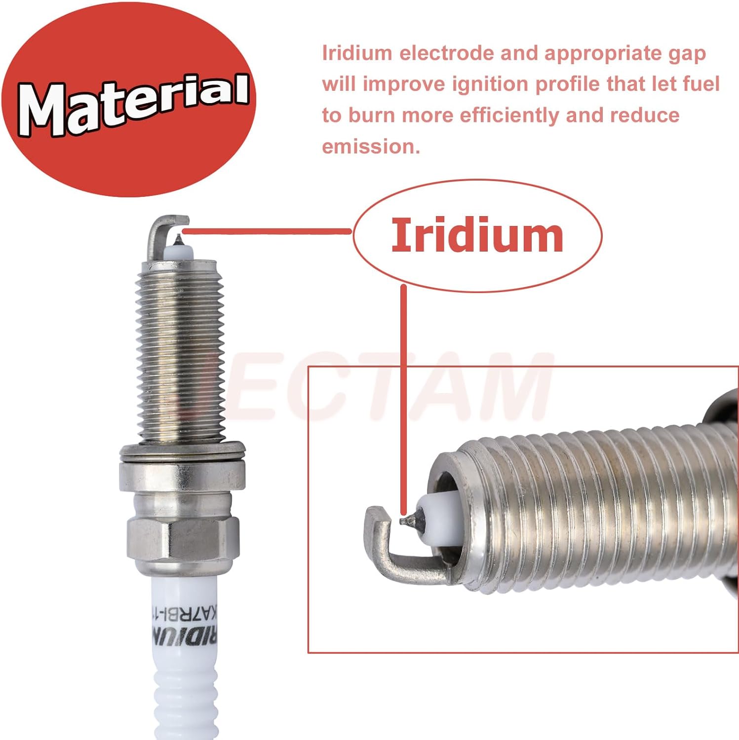 Iridium Spark Plugs 4 PCS 90919-01253 Automotive Replacement Spark Plugs SC20HR11 3444 Compatible with 2009-2016 Corolla 1.8L,2009-2014 Matrix 1.8L,2010-2015 Prius 1.8L,2012-2017 Prius V 1.8L