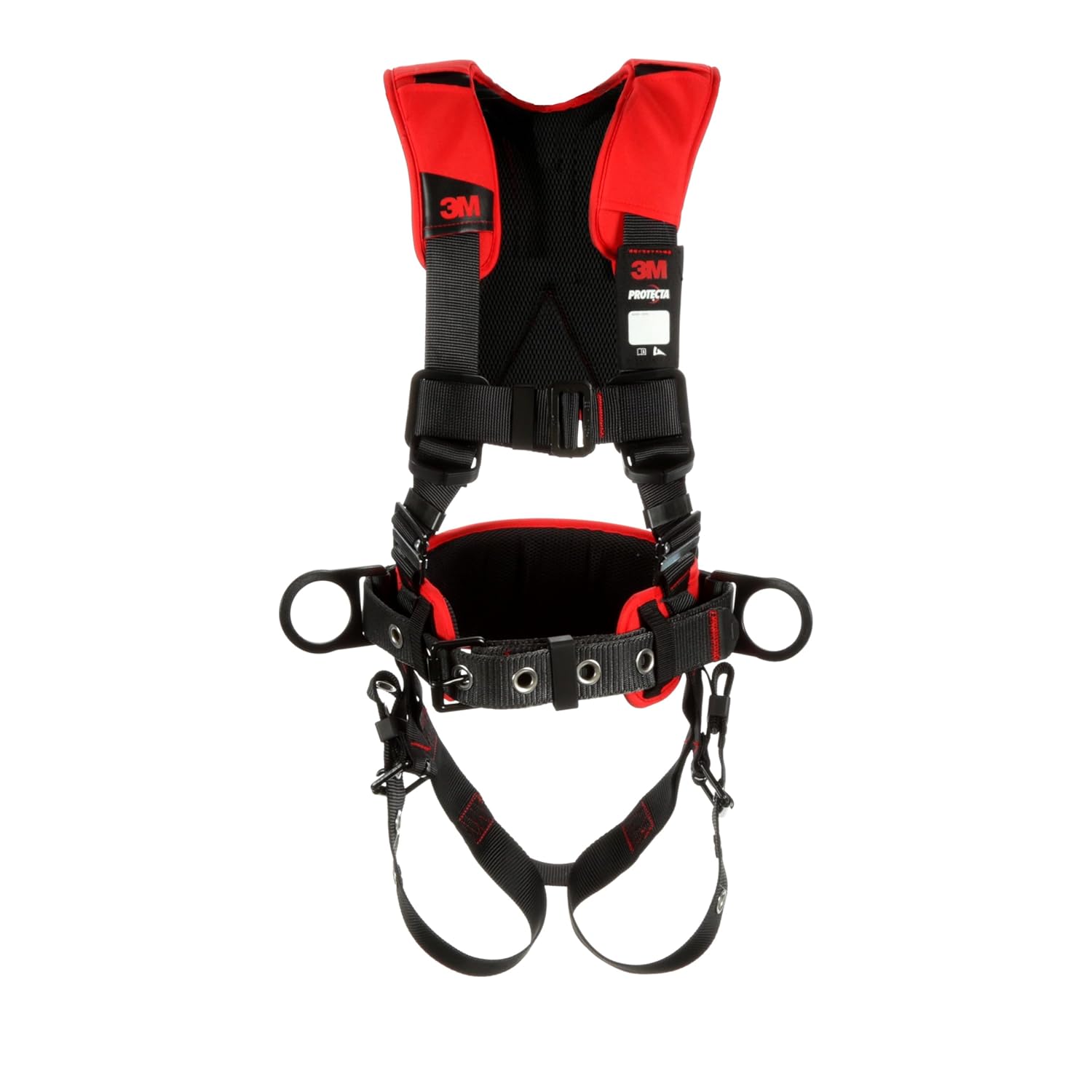 3M Protecta Comfort Construction Style Positioning Harness 1161204, Black, Small, 1 Ea/Case