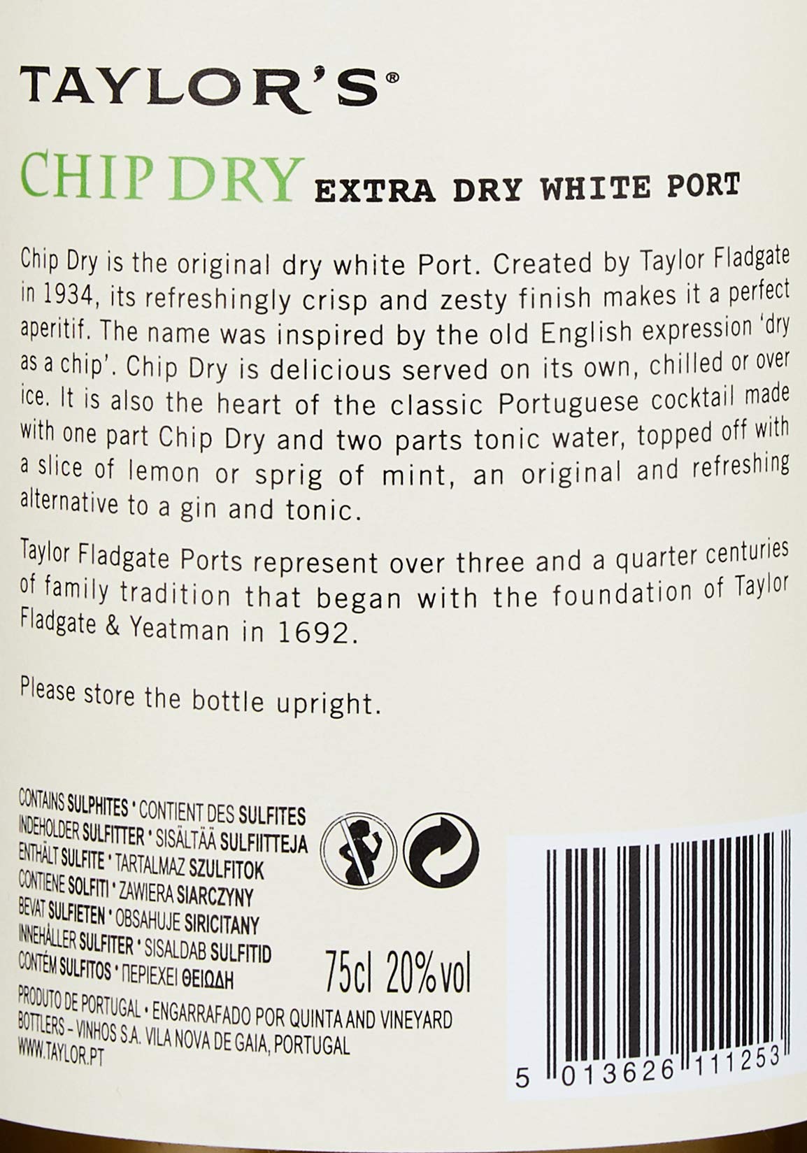 Taylor's Port Chip Dry (1 x 0.75 l)