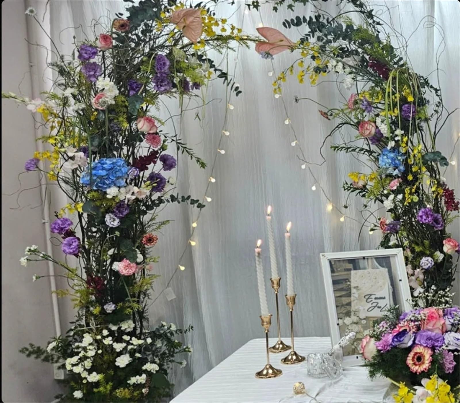 3 Stück Vintage Elegante Tisch-Kerzenhalter Kerzenständer Hochzeit Metall-Dekor for Zuhause, Hotel, Weihnachten Für Wohnzimmer Garten Wandmontage(Silvery)