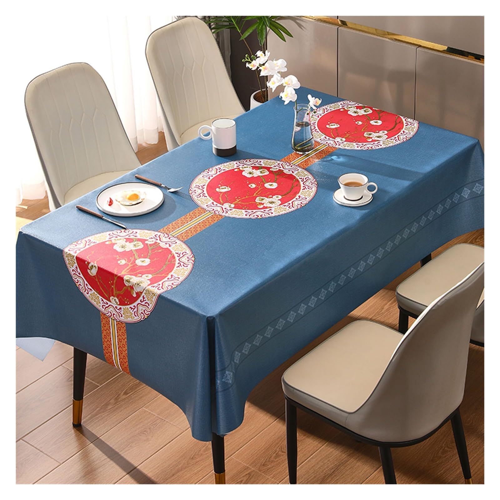 Nappe nappe imperméable nappe rectangulaire essuyable 140x180 cm