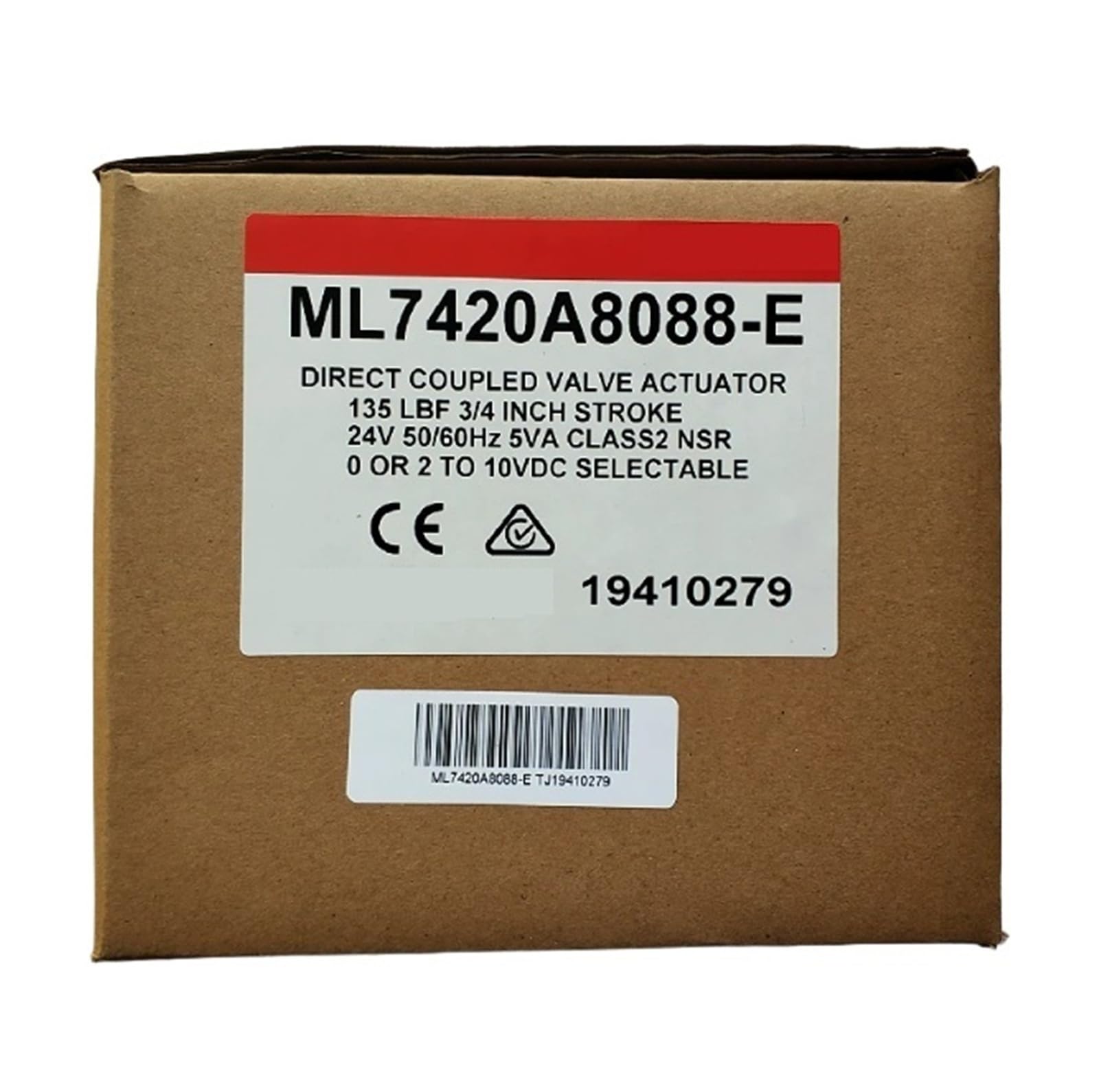 Actuador de válvula de Asiento ML6420A3007-E Actuador de válvula de Asiento Tipo Encendido/Apagado 600N