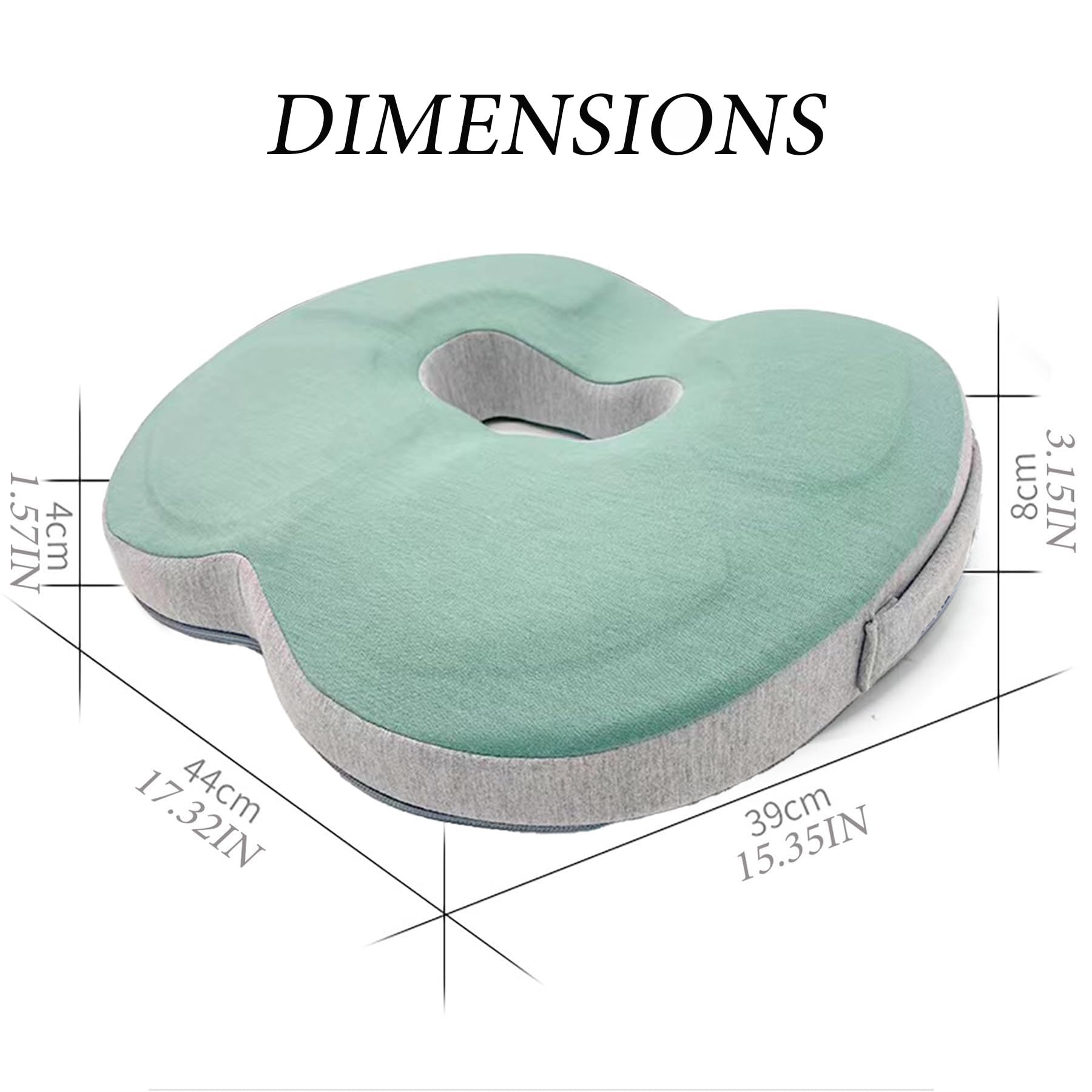 Soulagement Douleur Coccyx Coussin Donut Mémoire De Forme - Soulage Coccyx, Hémorroïdes, Sciatique - Pour Bureau, Voiture, Fauteuil Roulant Coussin Siège Soulagement Douleur Coccyx Coussin Donut Mémoire De Forme - Soulage Coccyx, Hémorroïdes, Sciatique - Pour Bureau, Voiture, Fauteuil Roulant Coussin Siège