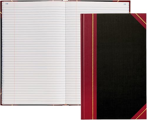 Miniatura 3 de Tops, libro de tapa dura, 11 3/4 x 7 1/4 pulgadas, diario, regla de libro mayor de entrada individual, 300 páginas (150 hojas)