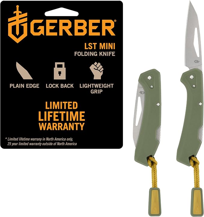 Gerber Gear LST Mini - Lightweight Folding Pocket Knife for