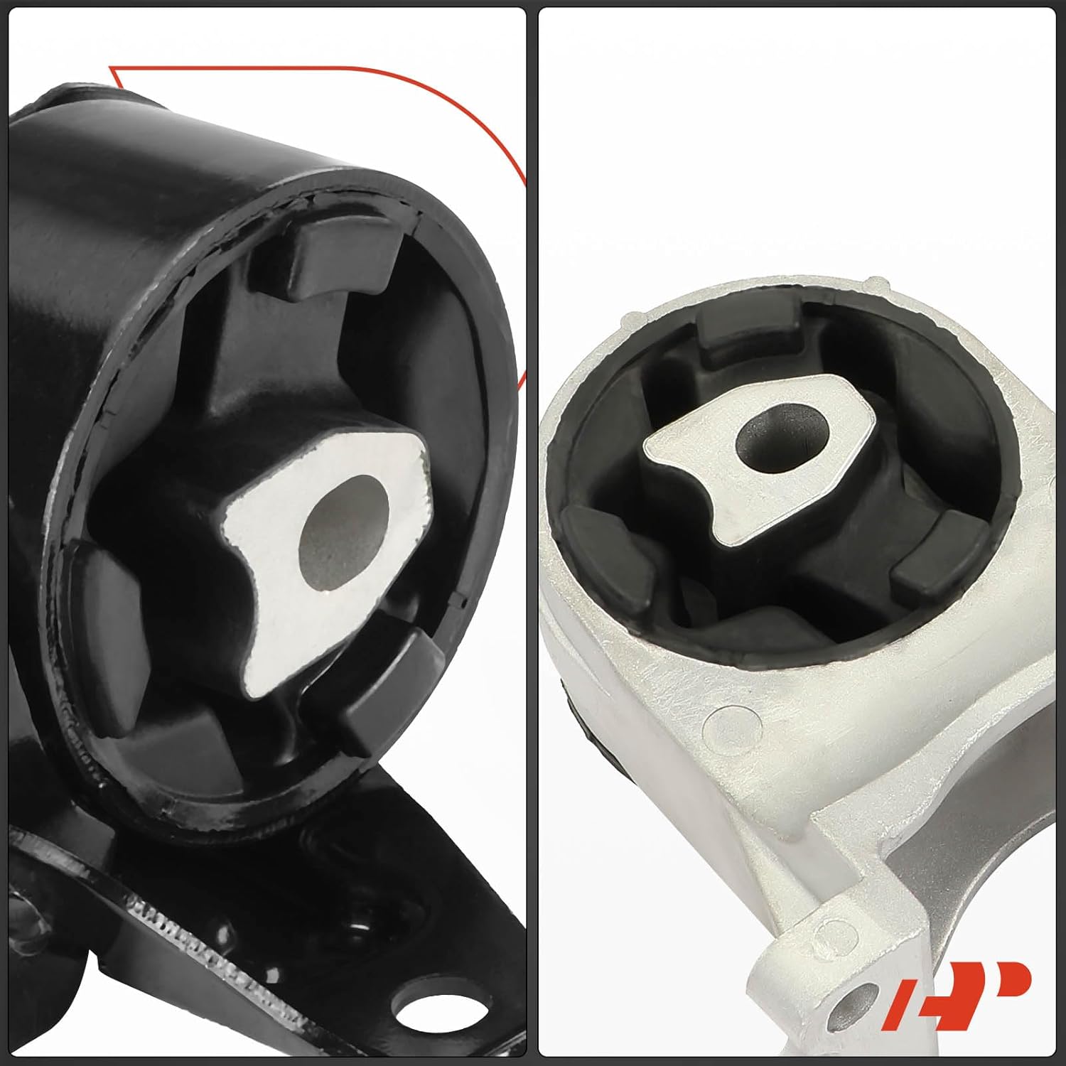 A-Premium 4PCS Engine Motor Mount and Transmission Mount Kit Compatible with Pontiac G6 2008-2010 2.4L & Saturn Aura 2007-2008 2.4L, Automatic Transmission, Replace# 25852869, 25846771