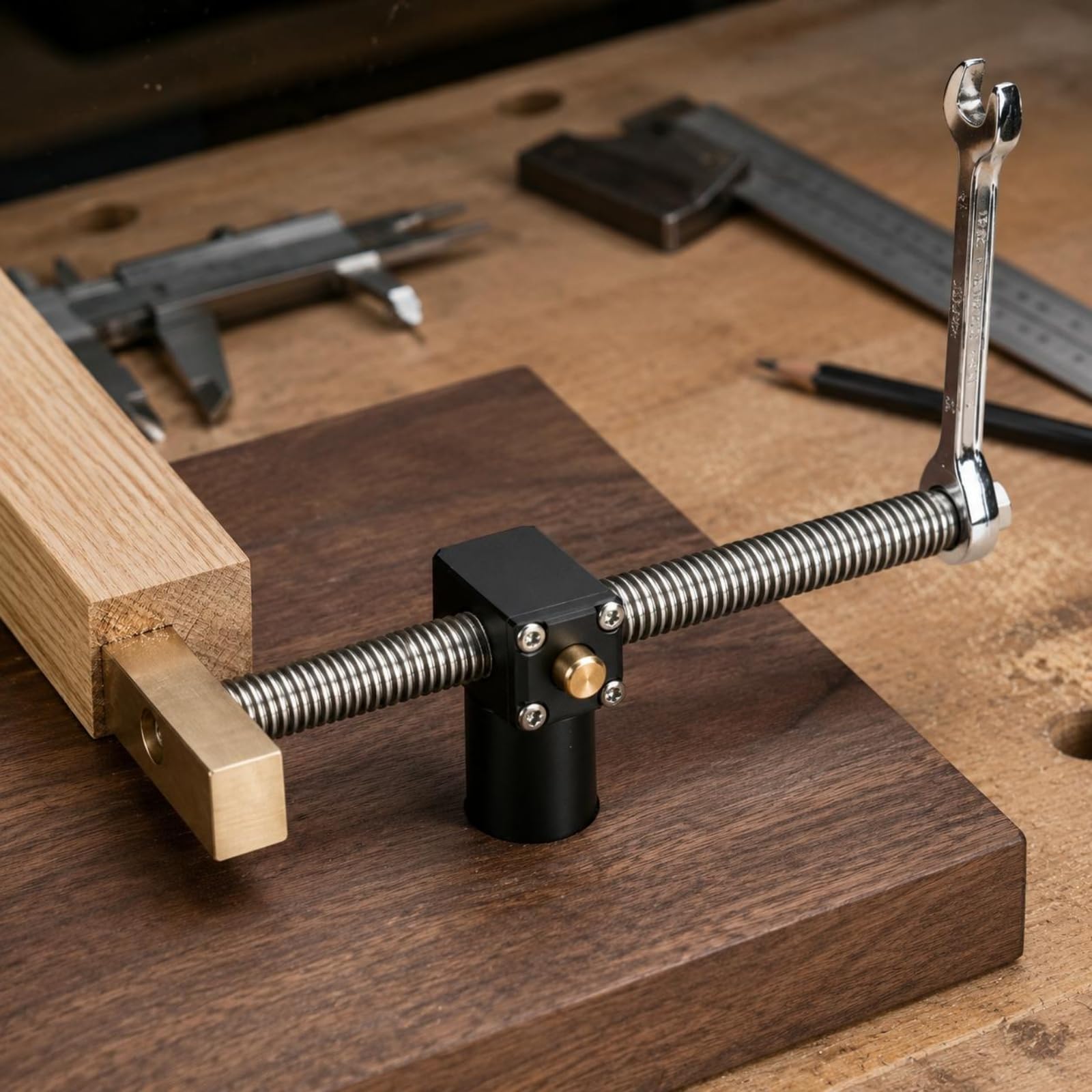 Étau Rapide Poignée Clé Étau Table Rapide Réglable Mâchoire Serrage D'atelier pour Bricoleurs, 19MM