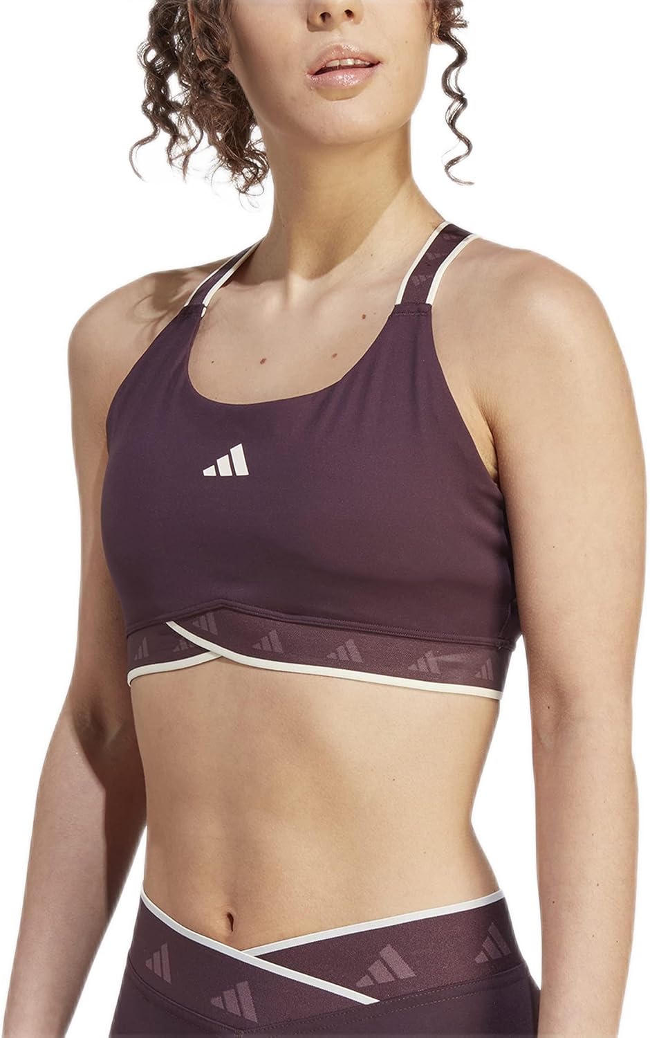 adidas Powerimpact Training Medium-Support Techfit Bra Women's, Red, Size XSAC