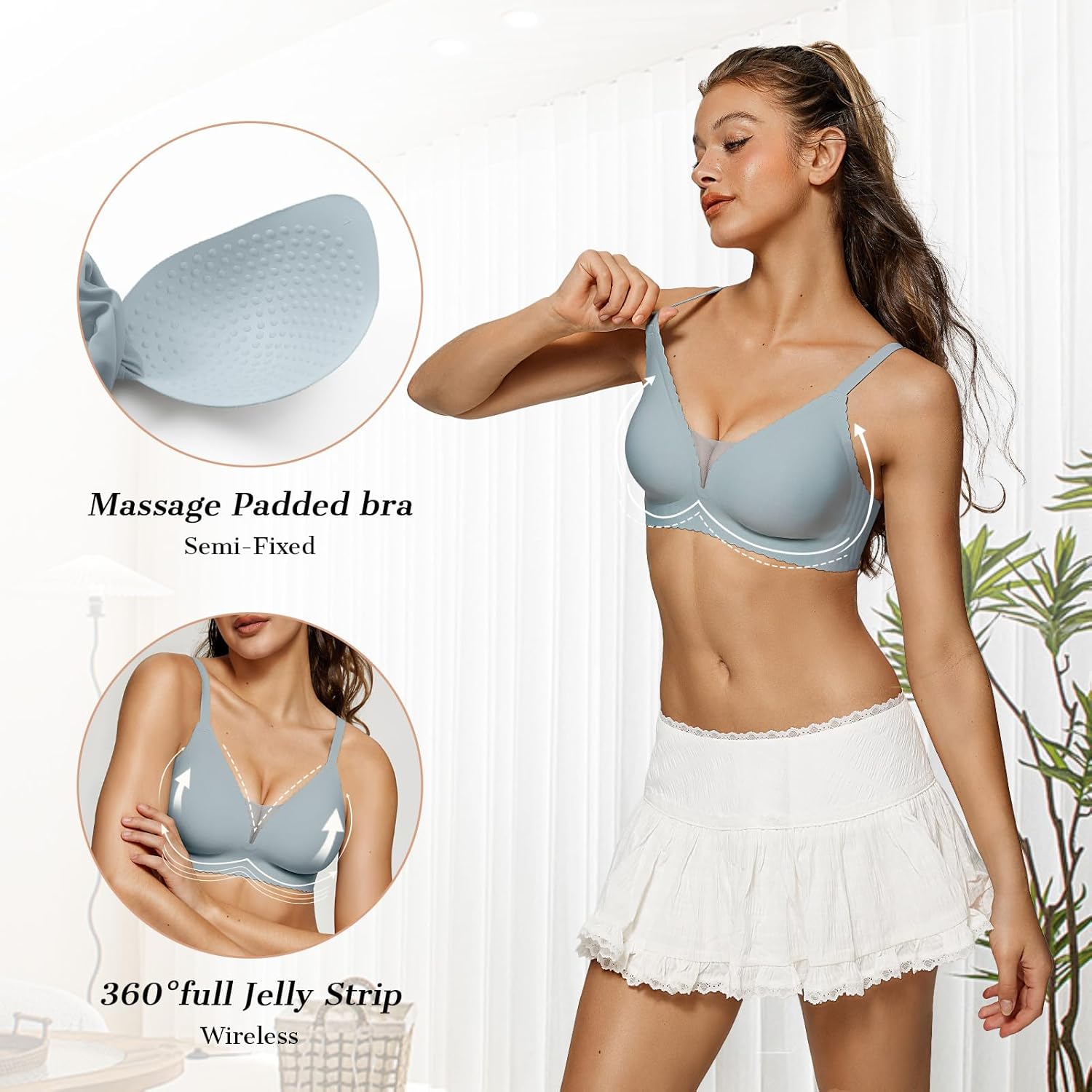 Boost Your Comfort: The Ultimate Review of OEAK Wireless Push Up Bras!