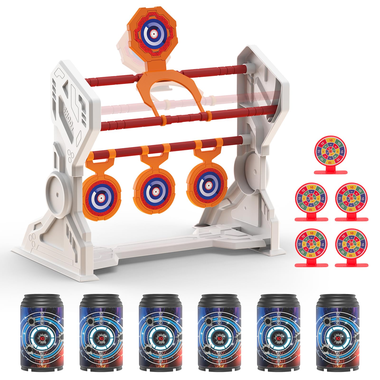 Gel Ball Blaster Accessories Shooting Games Target, 5 Small Targets and 3 Soda Can Targets for Electric Blaster Toy, Shooting Practice Target Toy for Teens Boys Girls, Age 14+Year Old