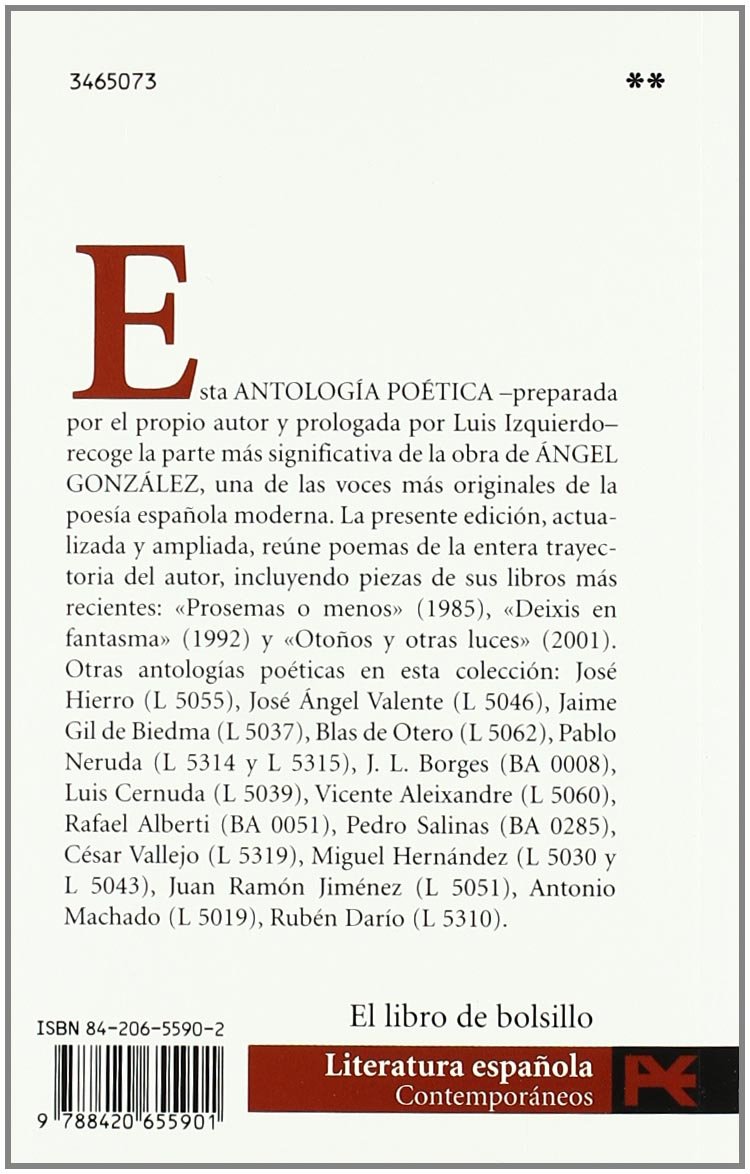 Estuche - Poesía contemporánea: José Hierro - Jaime Gil de Biedma - Angel González (El Libro De Bolsillo - Estuches)