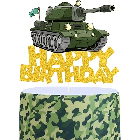 USMC Cake Topper Tank