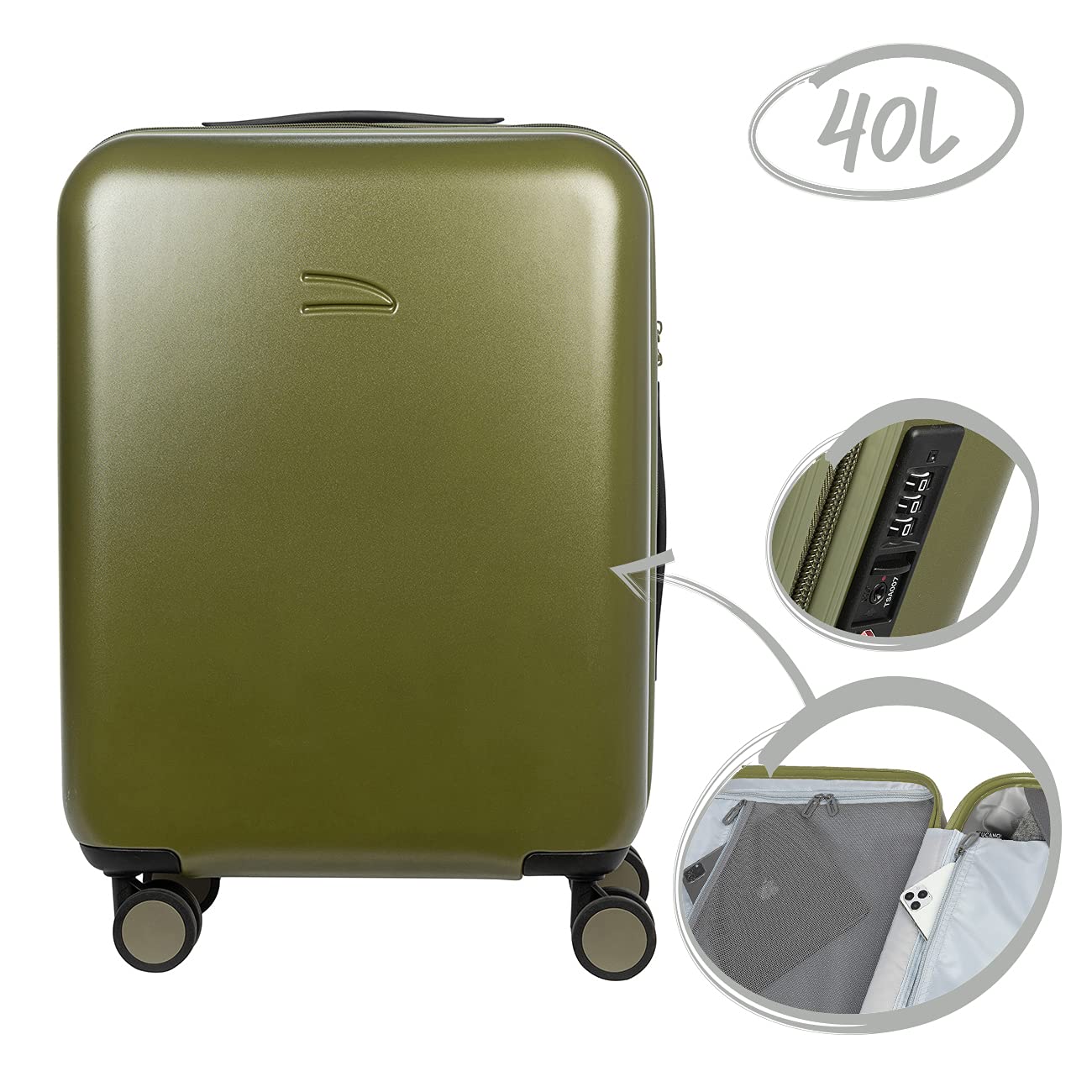 Tucano - Ted 40L Kabinen-Trolley mit