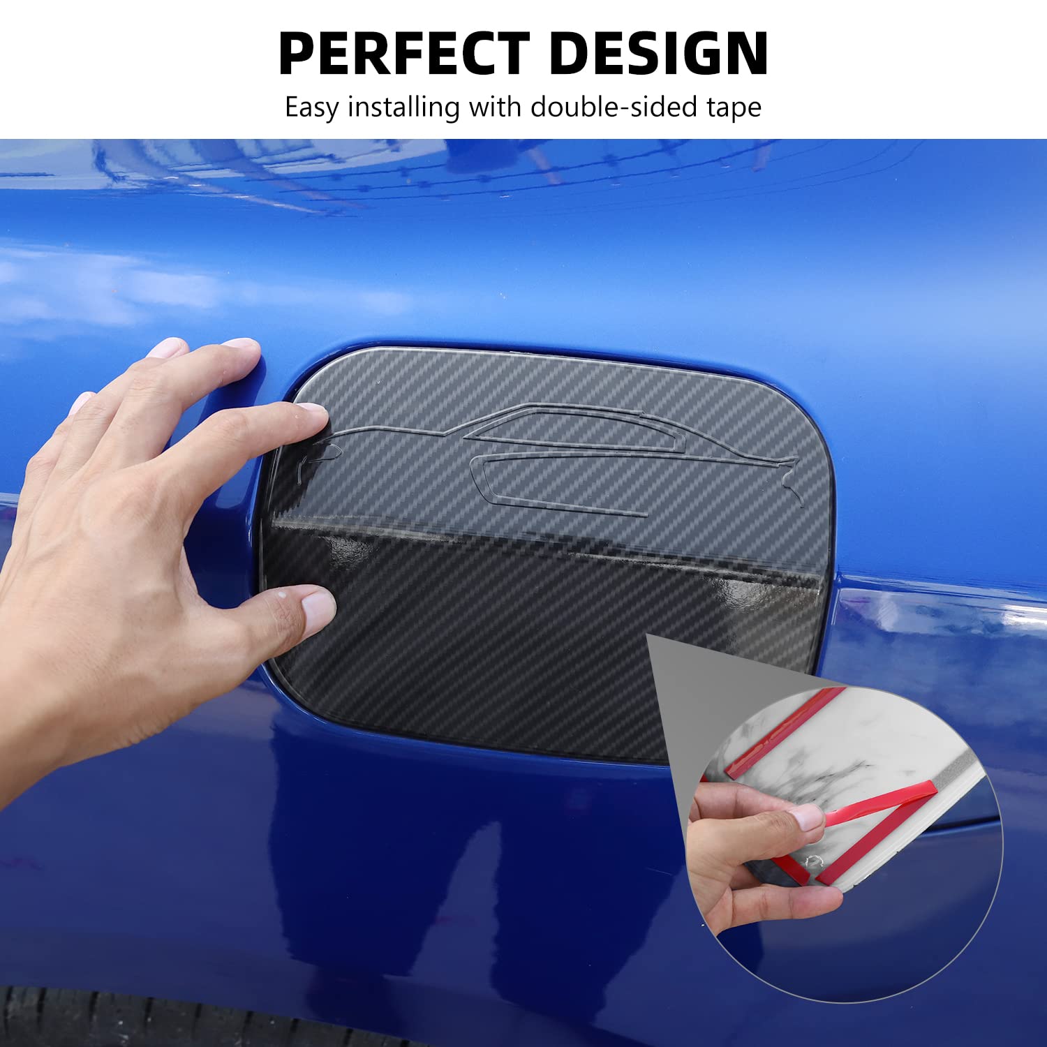 RAZPOY Gas Cap Cover for Charger Accessories, Fuel Filler Gas Tank