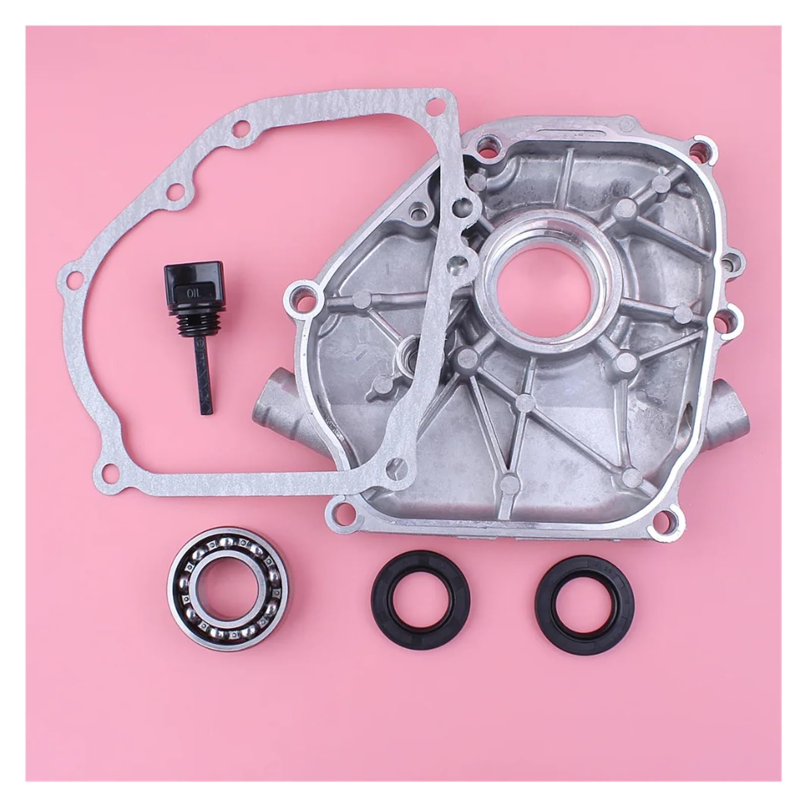 Junta de Tapa de cárter for GX160, GX200, GX 160, 200, 5,5 HP, 6,5 HP, Sello de Aceite de cojinete de cigüeñal, Varilla de Nivel de Aceite, Pieza de Motor de cortacésped