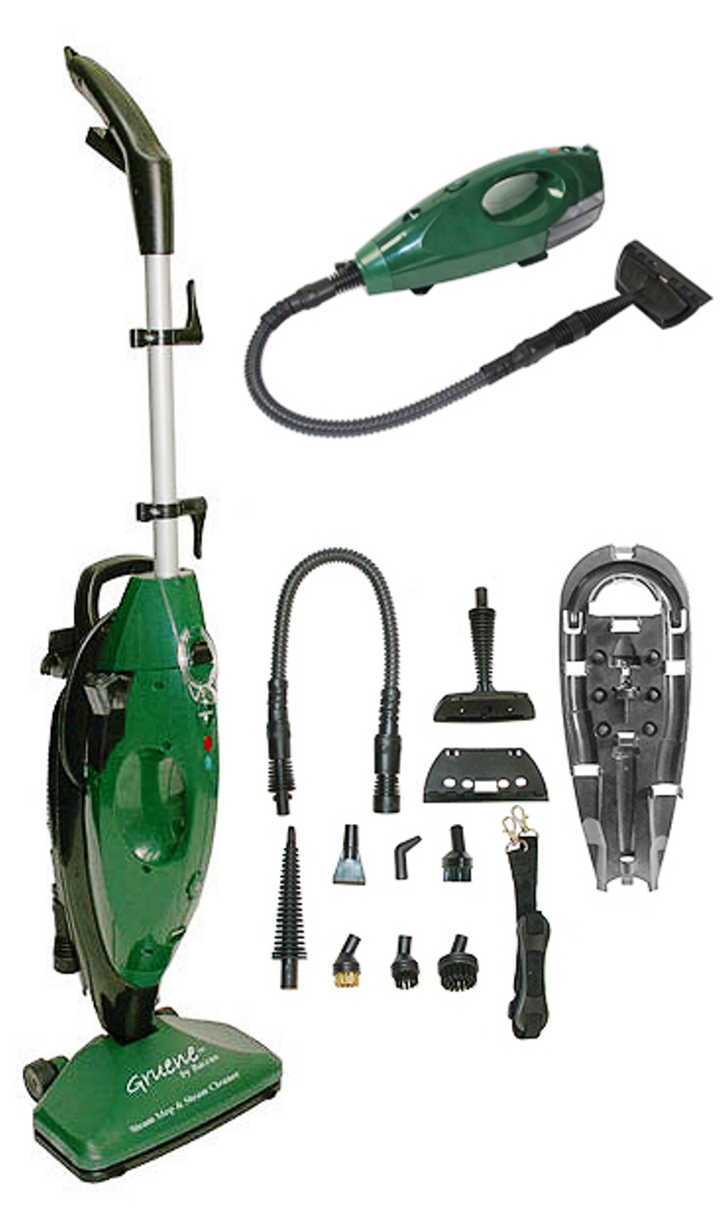 Clean System Steam Mop & Hand Held Steamer w/Attachments