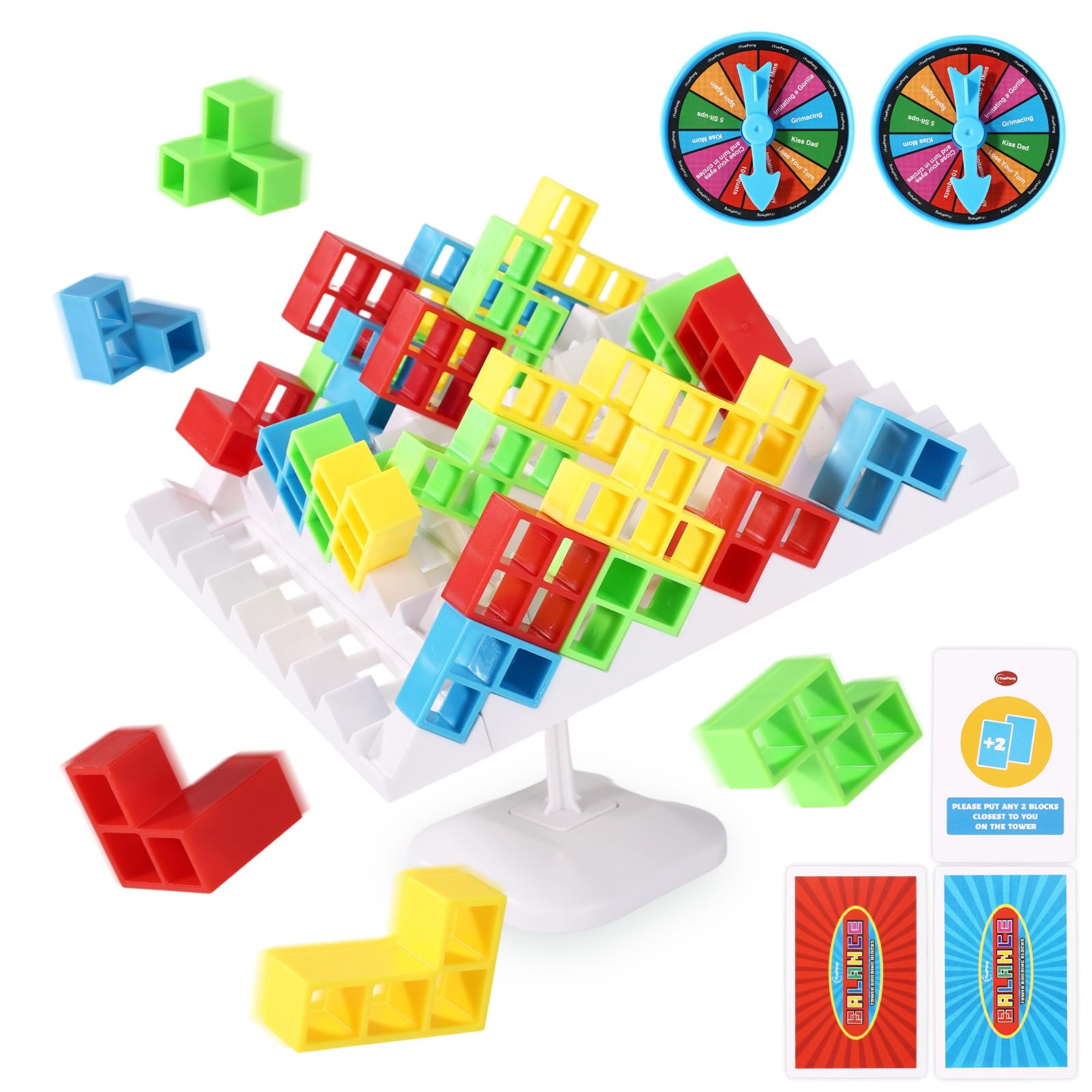 Sinbana 360° Balance Tower Stacking Blocks