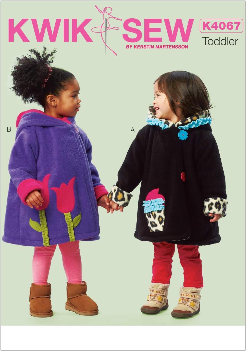 KWIK-SEW PATTERNS K4067 Toddlers' Coat