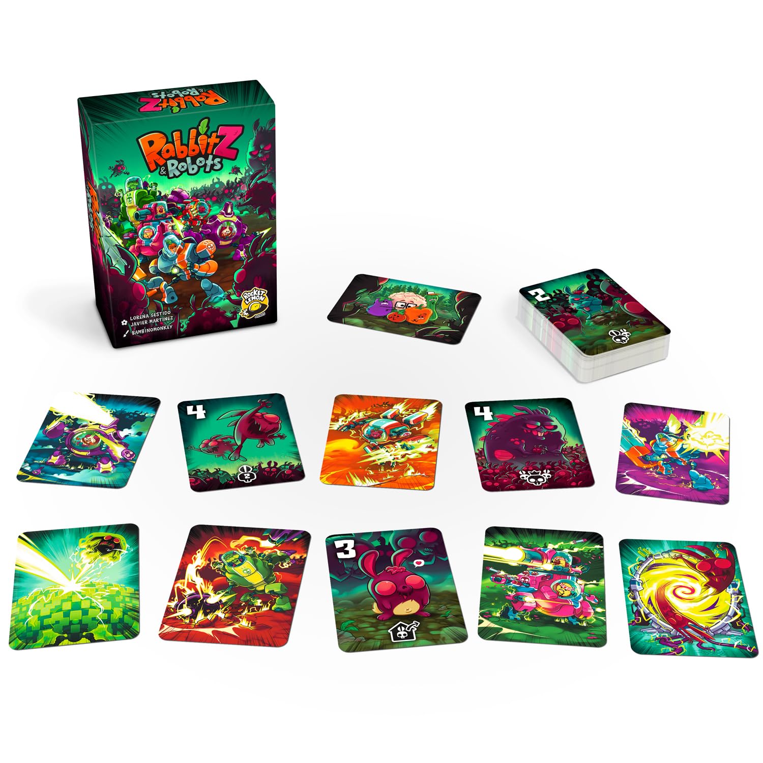 Juego De Mesa RABBITZ and ROBOTS PEGI 10, Colourful, 19.1 cm x 7.5 cm x 7.4 cm - Image 2