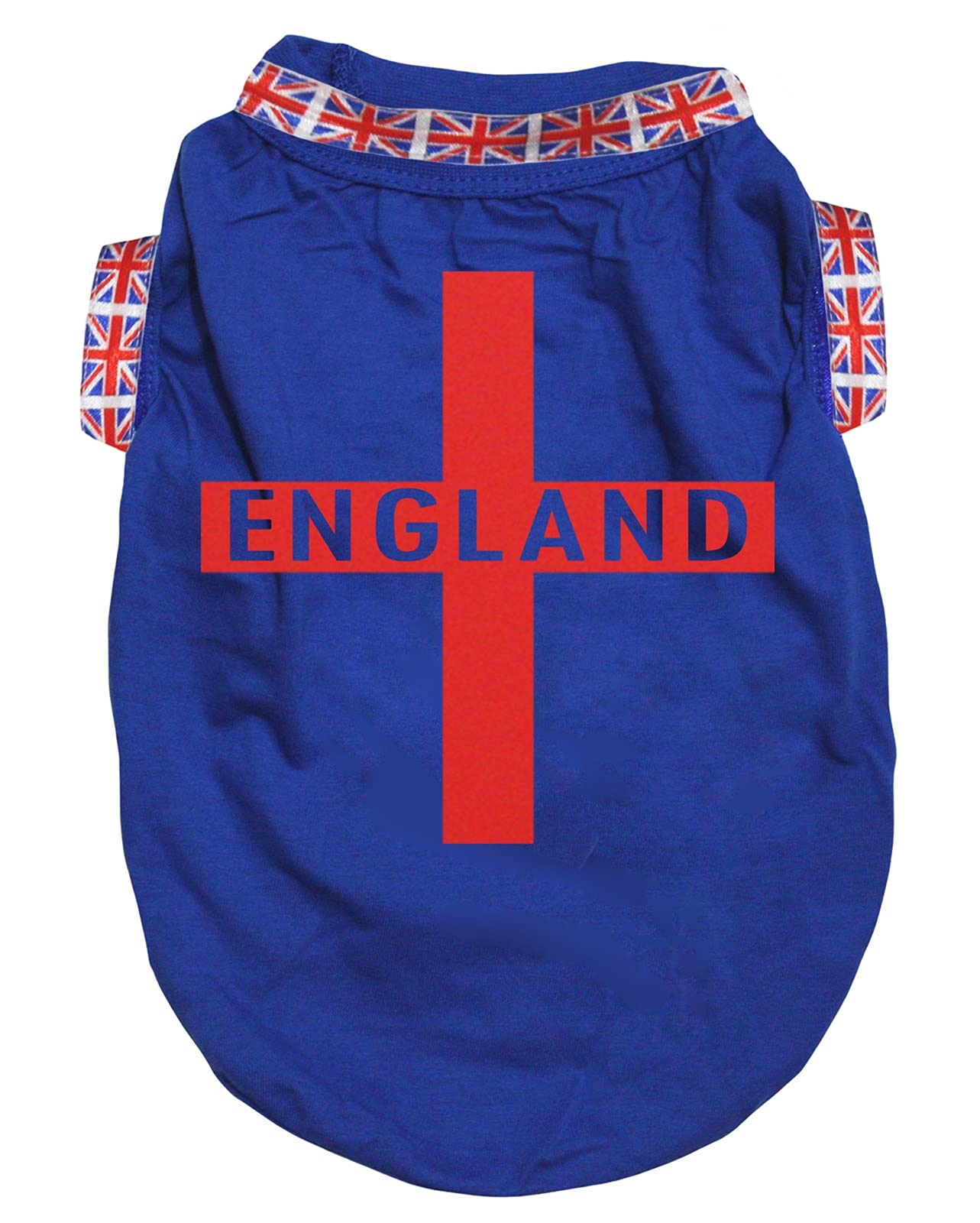 T-shirt pour chien England Cross bleu XXXL pour balades en ville