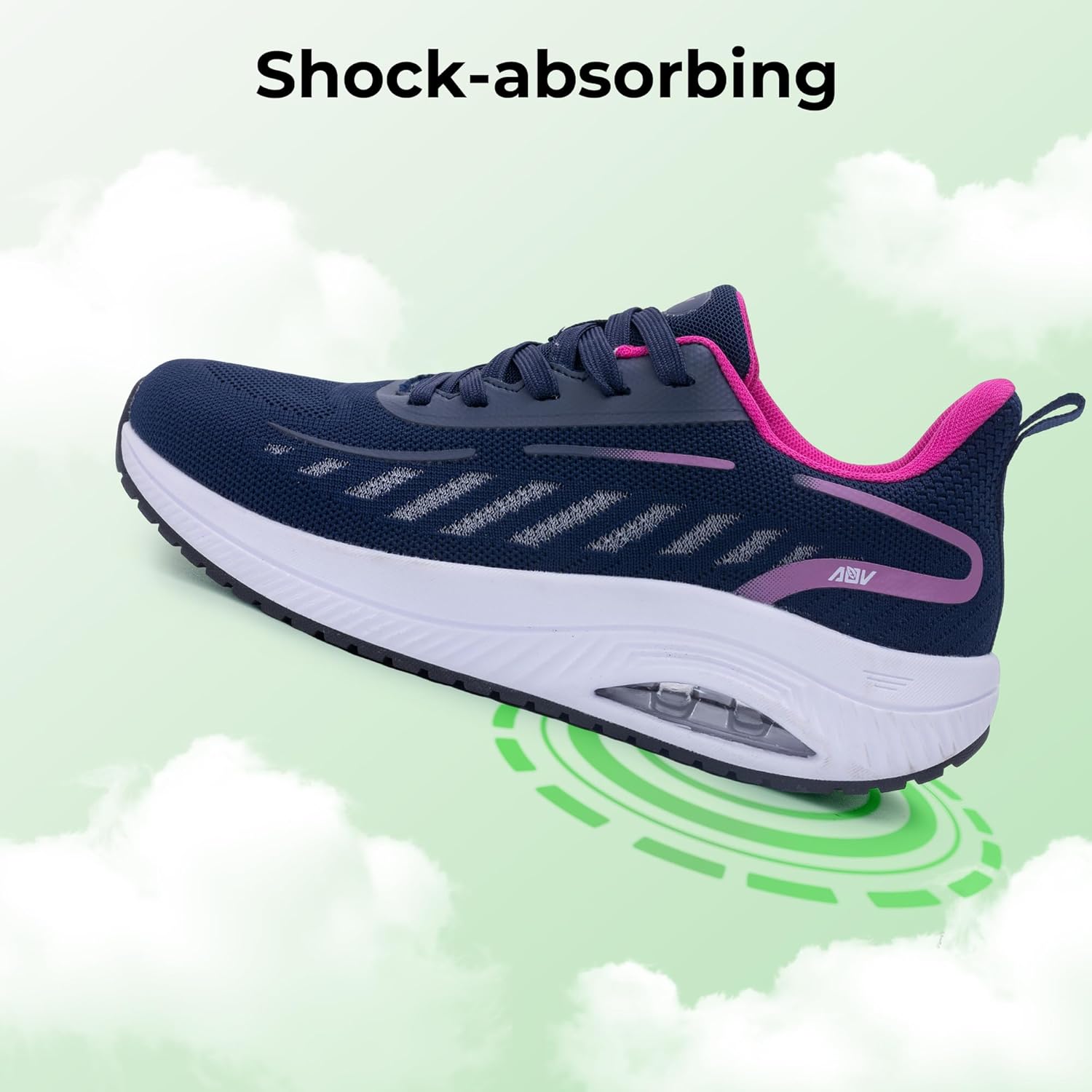 IIV Womens Walking Shoes Arch Support Casual Gym Workout Orthotic Fashion Sneakers for Plantar Fasciitis Pain Relief US 5.5-11 - Image 6