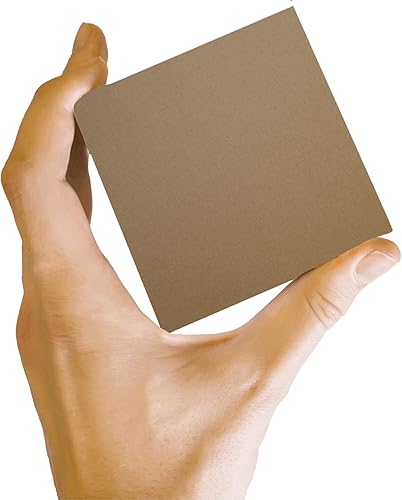 Miniatura 25 de 100 hojas de aglomerado de 20 puntos (punto) 8.5 x 14 pulgadas, peso legal, calibre .020, cartón grueso, artesanía, tablero de papel kraft marrón