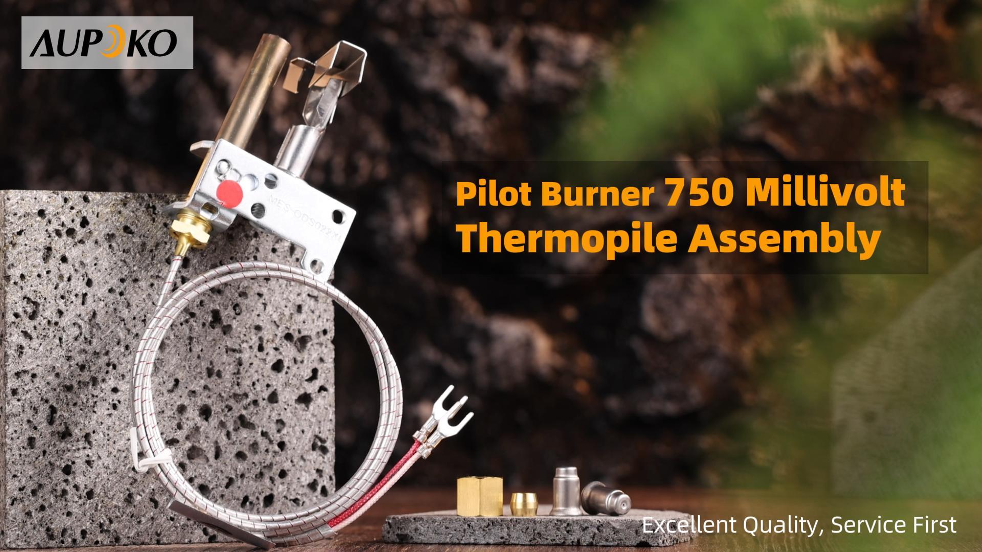 Amazon.com: Aupoko Pilot Burner 750 Millivolt Thermopile Assembly