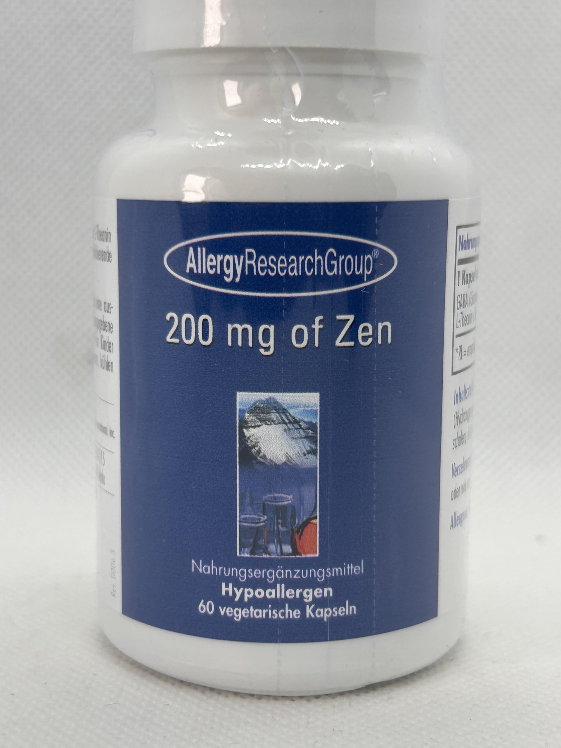 Allergy Research Group 200 mg of Zen (Theanin & GABA) 60 veg. Kapseln