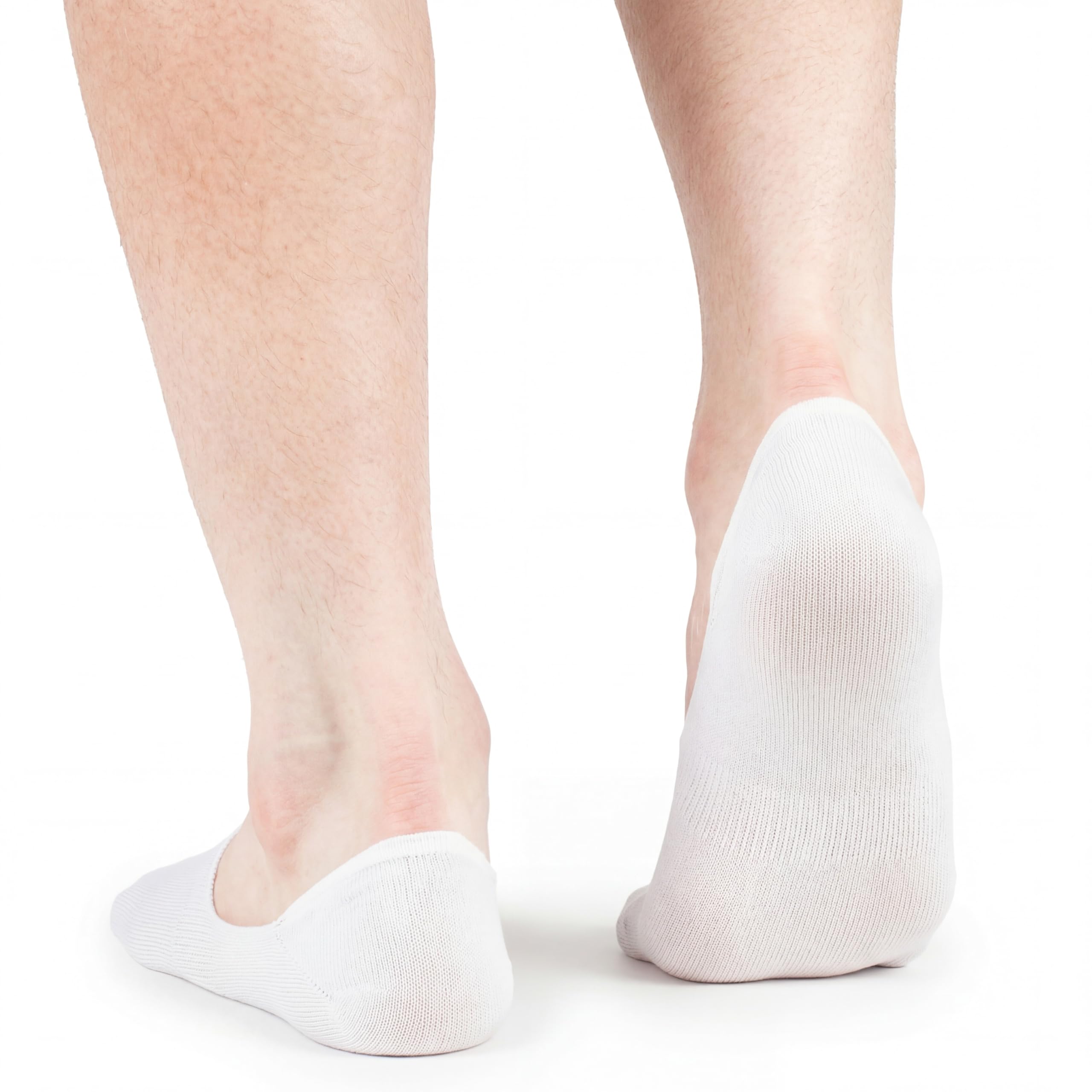 Ciocca Fantasmini calzini in cotone mercerizzato freschi e leggeri - Tallone antiscivolo silicone - Unisex - 6 Paia - due taglie