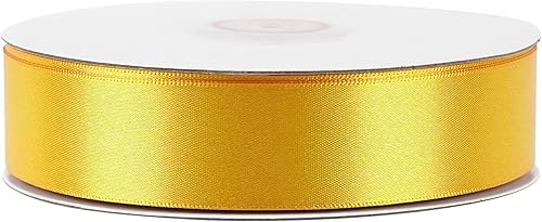 Vista 155 de MEEDEE Orange Satin Ribbon - 1.5 inch Double Faced Satin Ribbon, 50 Yards - Neon Tangerine - For Christmas, Thanksgiving, Halloween, Weddings