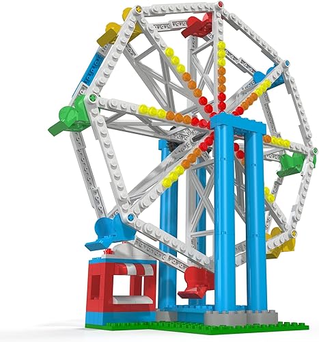 CDX Blocks Fun Fair Scrambler Ride - Juego de construcción multicolor