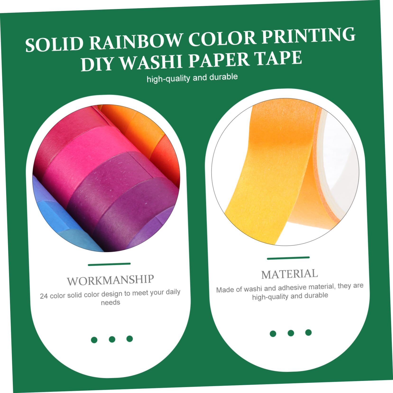 Washi Tape Selbstklebend 48 Rollen Einfarbiges Klebeband aus Papier und Einfach zu Schneiden für Hand Accounts und Dekoratives Basteln