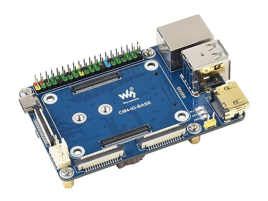 マザーボード Raspberry Pi 4 IO Board + Compute Module Raspberry Pi Compute Module 4 IO Board - The Pi Hut