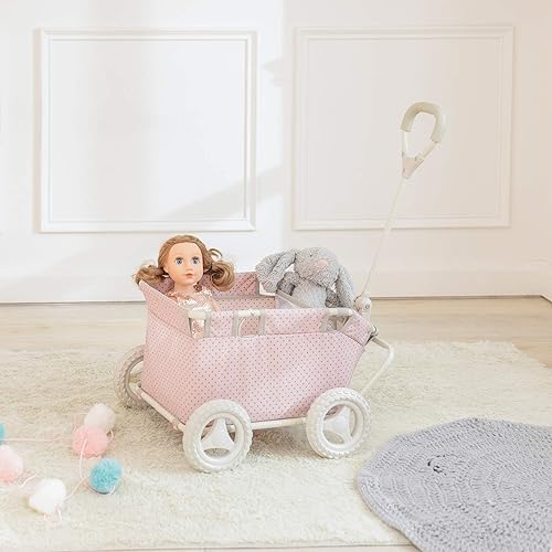 Miniatura 43 de Olivia's Little World - Cochecito de cuna para muñeca de bebé para niños pequeños, cochecito de muñeca para niñas de 3 años o más, Twinkle
