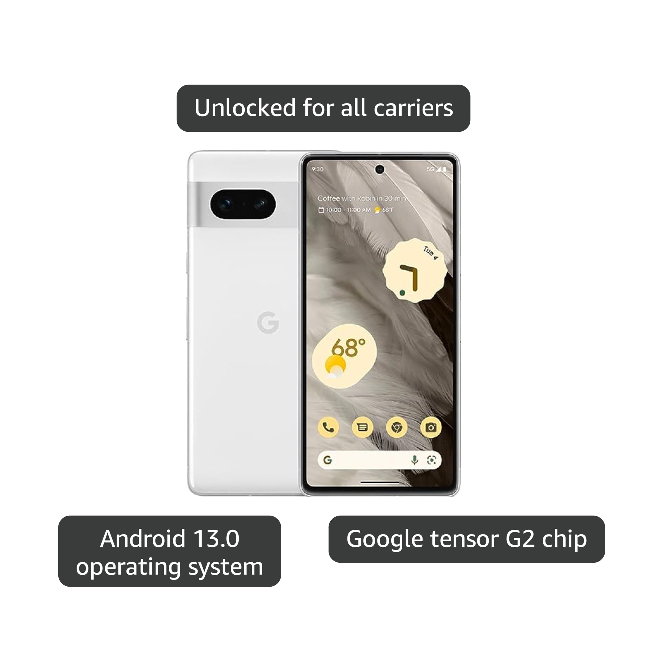 Amazon.com: Google Pixel 7 128GB 5G Smartphone - Unlocked for All Amazon.com: Google Pixel 7 128GB 5G Smartphone - Unlocked for All