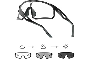 Polarized Sports Bike Glasses for Women: UV400 Protection and Clear Unisex Lenses