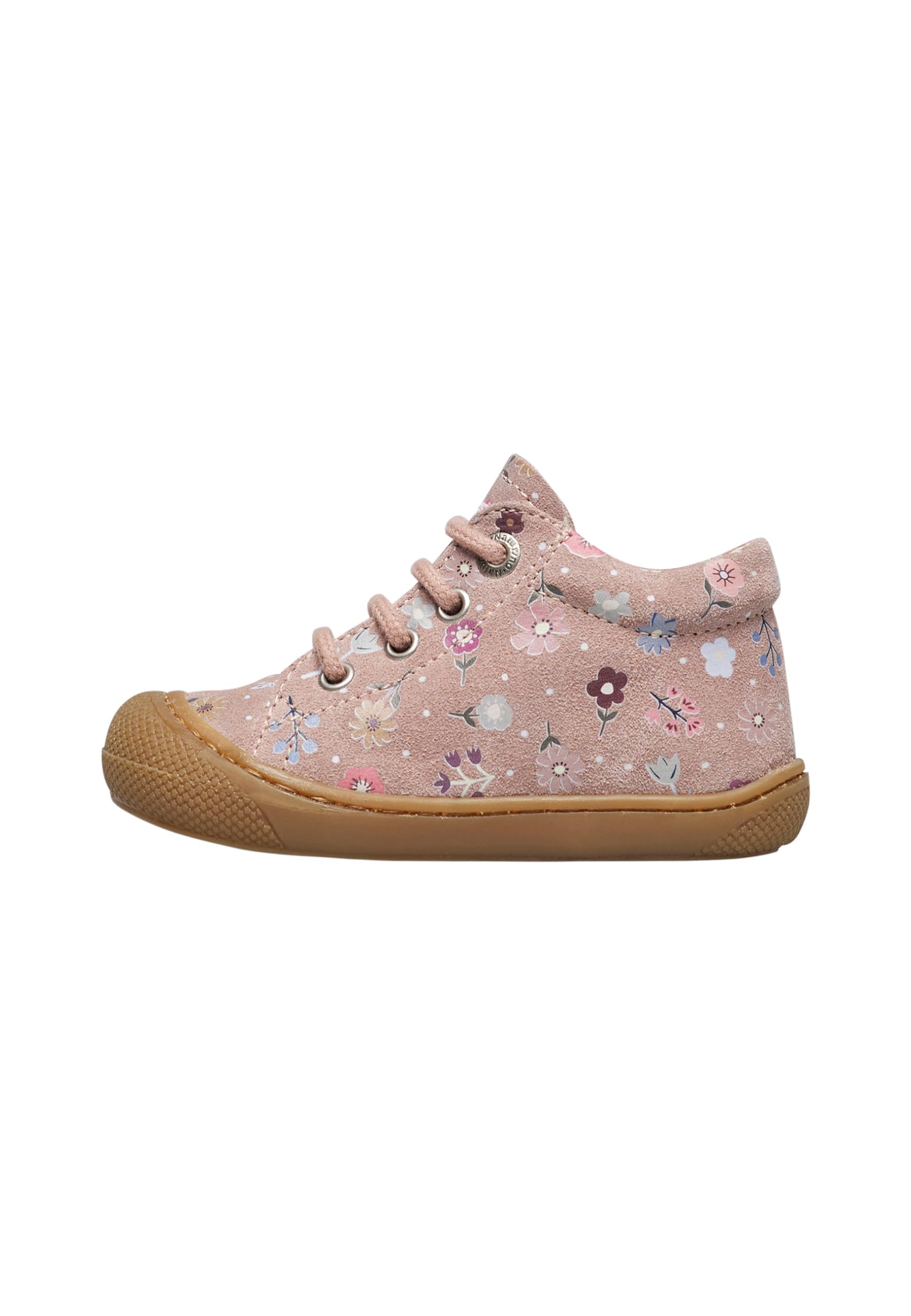 Naturino Scarpe Primi Passi in Suede con Stampa Fiori