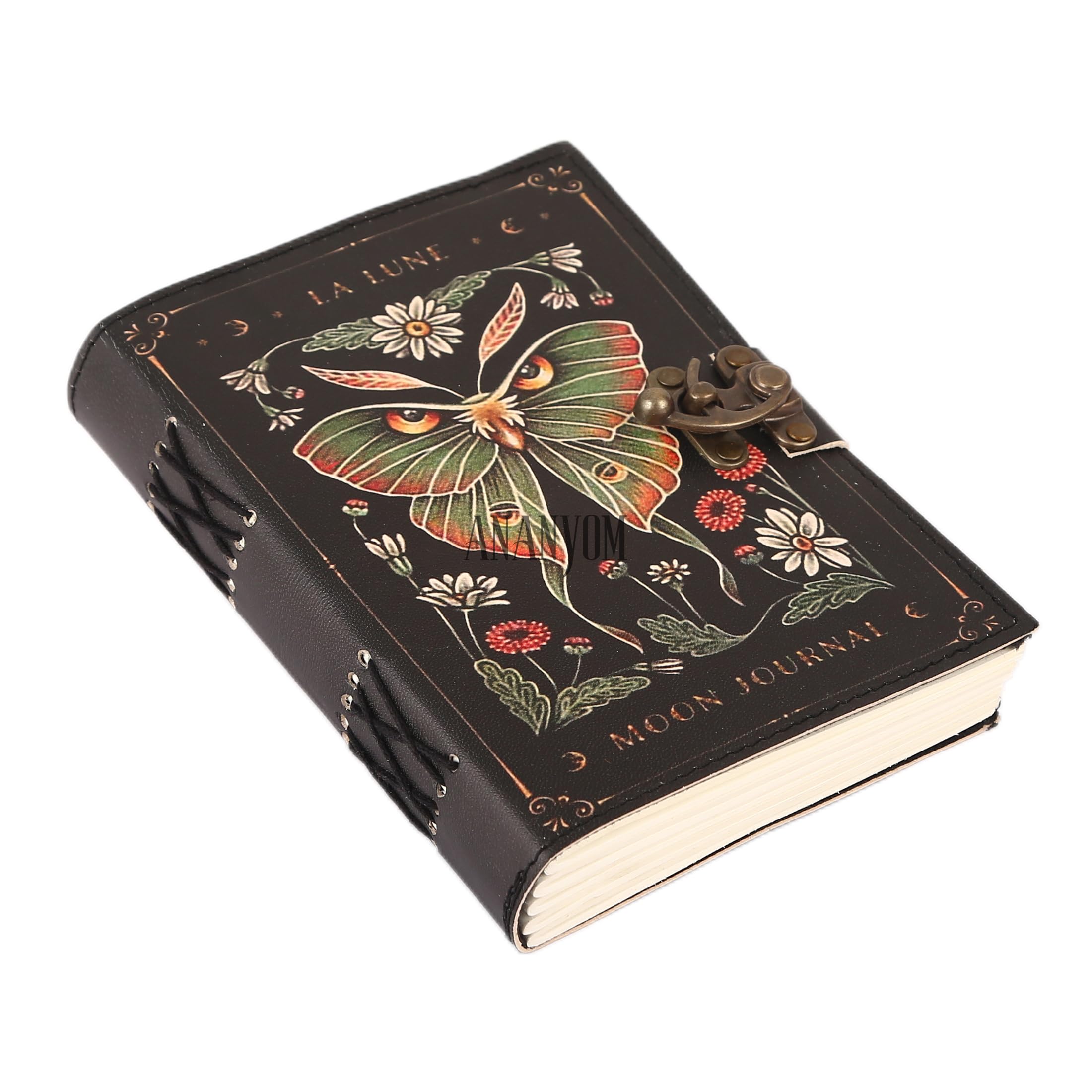 Luna Moth And Morpho Butterfly – 200 Deckle Paper Vintage - View #2