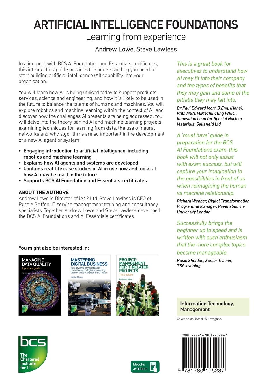 Artificial Intelligence Foundations: Learning from experience