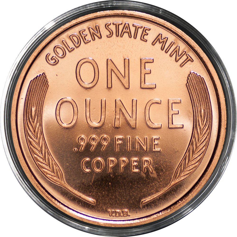 Amazon | ( 1 )リンカーンWheat Cent | 1 AVDP oz .999 Fine銅ラウンド