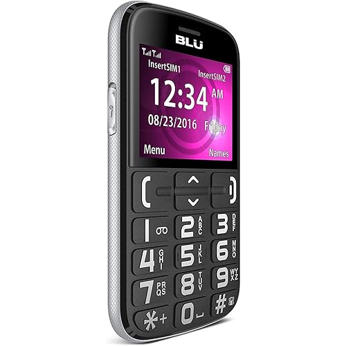 BLU JOY - 2.4", Factory Unlocked Phone - Black