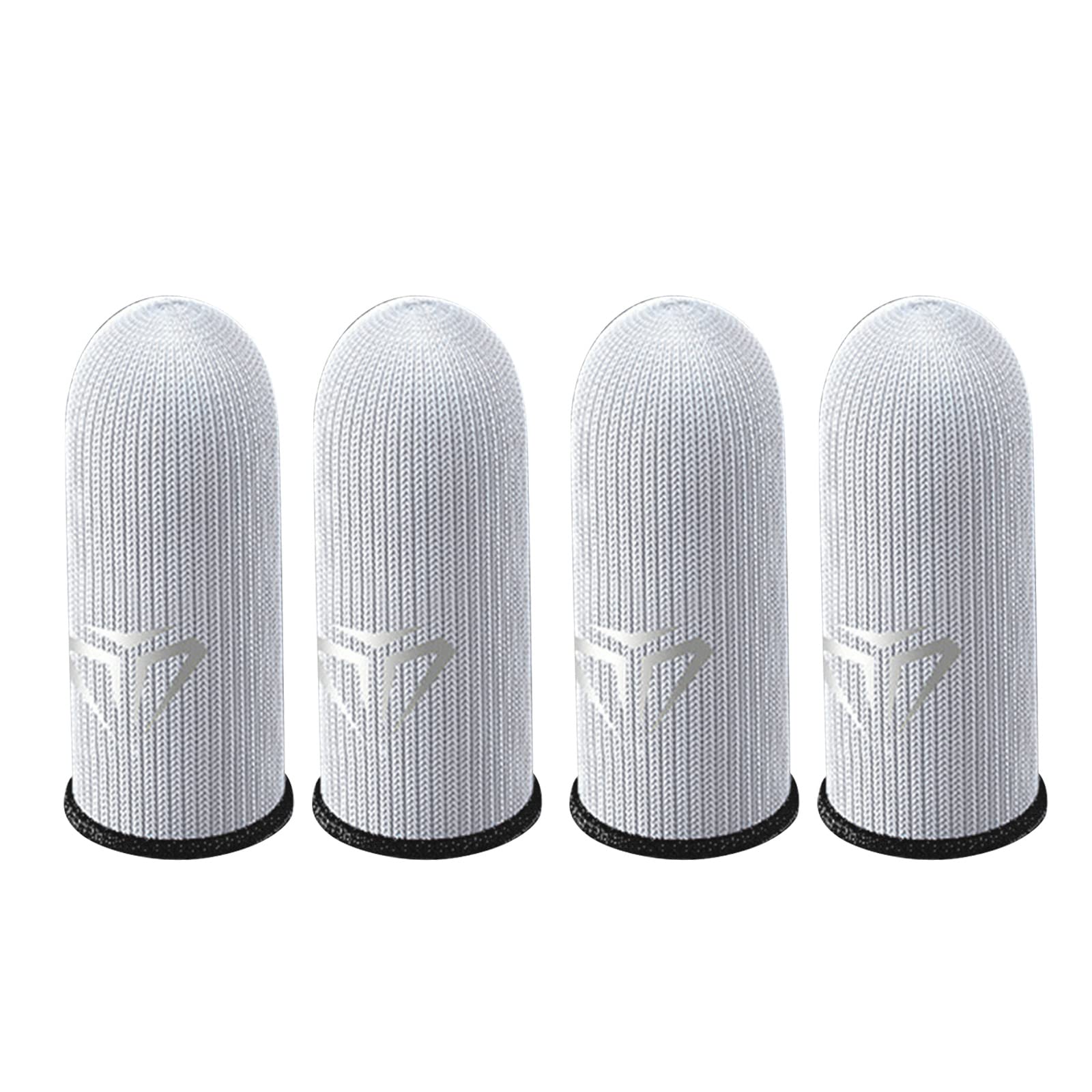 Elnwnnkc Phone Gaming Finger Sleeve for Mobile Controller Silver Fiber Sensitive Anti-Sweat Breathable Finger Sleeve