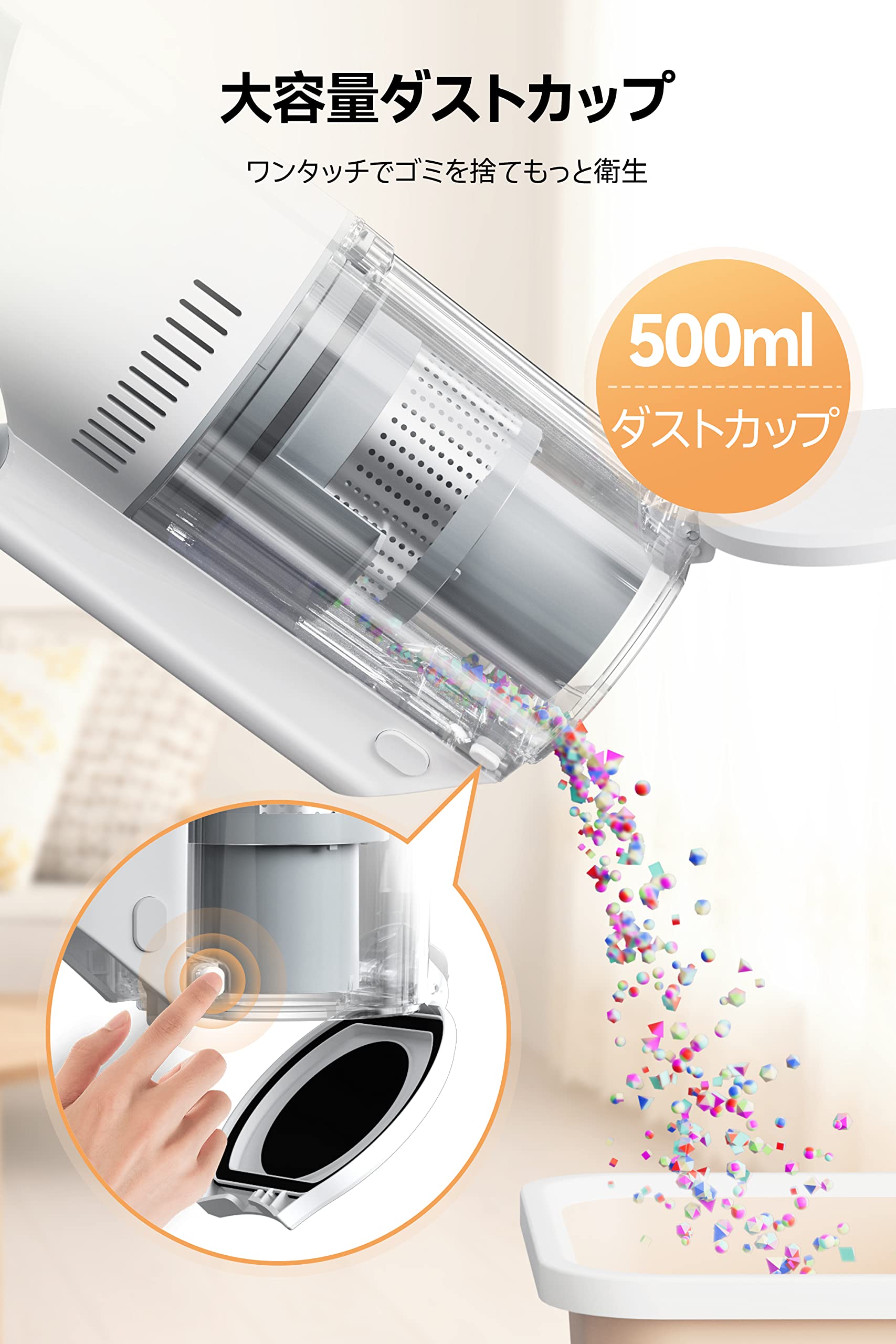 掃除機 コードレス Leacco 【軽量タイプ】掃除機 20000pa Amazon | leacco [2022年進級版] 掃除機 コードレス 独り暮らし