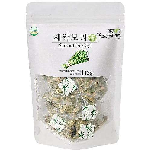 GAGOPA Sprout Té de cebada Té de hierbas coreano Una infusión herbaria rica en nutrientes para la salud y el sabor Sin cafeína