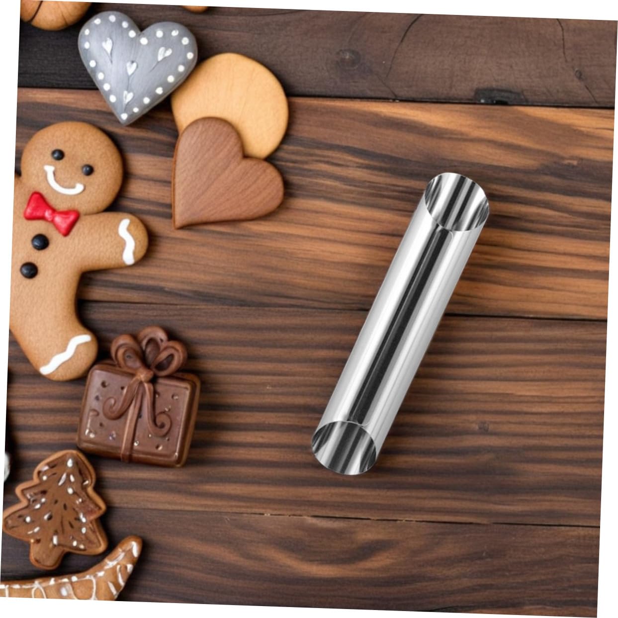 Ciieeo 35 Stück Edelstahl Cannoli Röhren mit Hohler Spiralstruktur Dualer Richtung und Gleichmäßiger Croissant Formung Vielseitig für Kommerzielles und Heimbacken in Silber